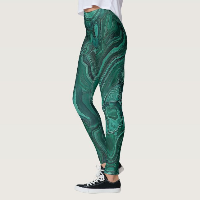 Green Malachite Stone Leggings (Links)