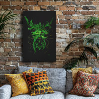 Green Man Fee Blätter Black