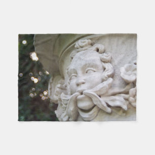 Green Man Fleecedecke