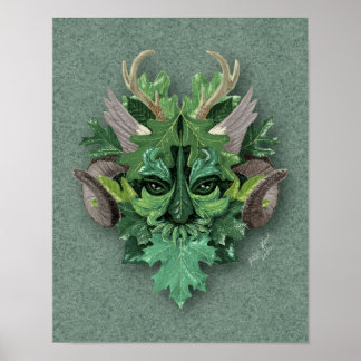 Green Man - Imprimer ou Poster