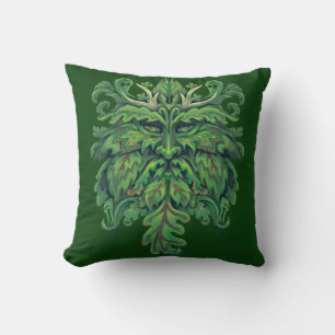Green Man Kissen