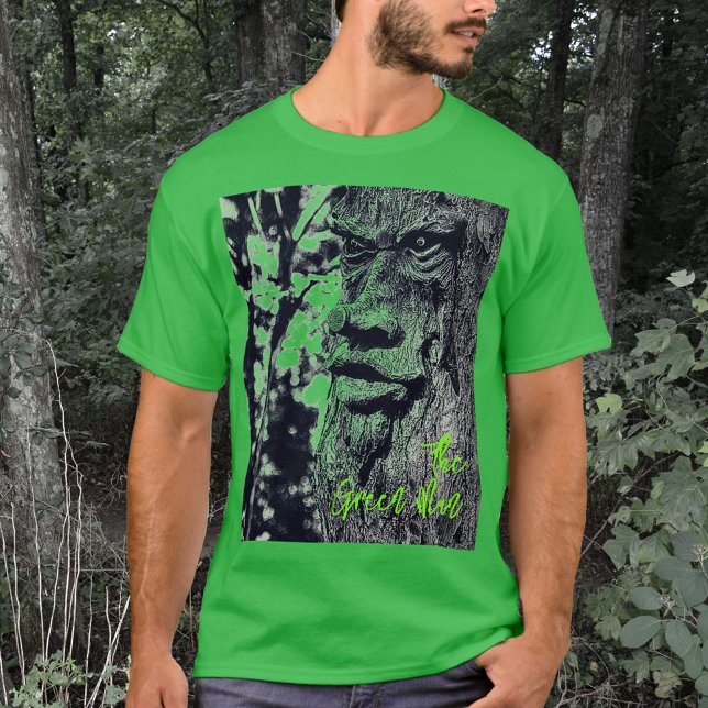 Green Man Myth Mystical Pagan Celtic T-Shirt (Von Creator hochgeladen)