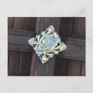 Green Man Postcard - Sileby Postkarte