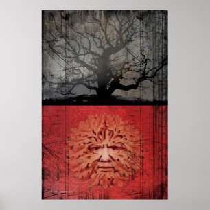 Green Man Poster