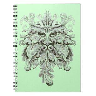 Green Man Silver Notizblock