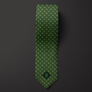 Green Mandala Pattern Krawatte