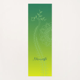 Green Mandala Yoga Mat Yogamatte