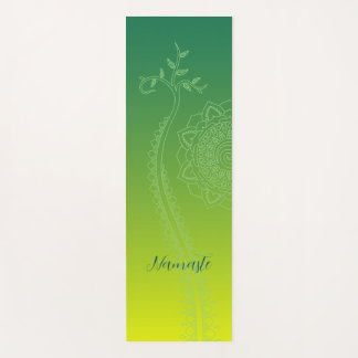 Green Mandala Yoga Mat Yogamatte