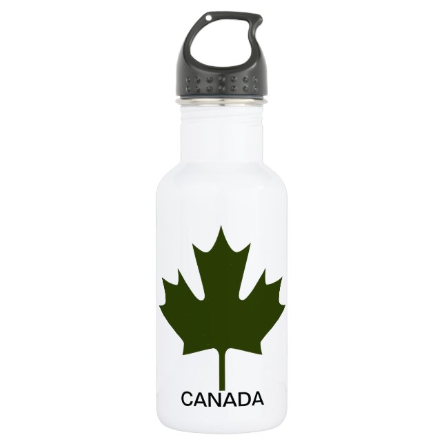 Green Maple Leaf Kanada - Trinkflasche (Vorderseite)