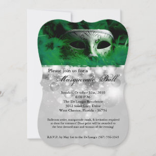 Green Masquerade Ball Maske Kostüm Halloween Teil Einladung