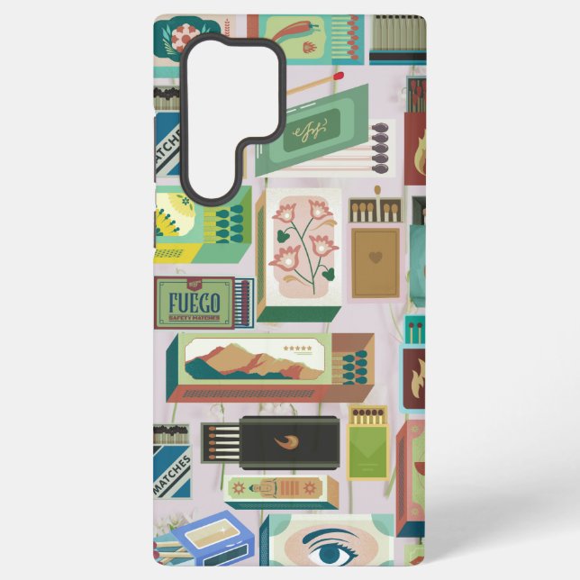 Green Matchbox Phone Case Samsung Galaxy Hülle (Rückseite)