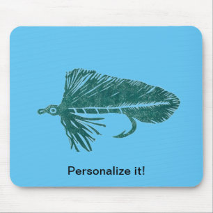 Green Matuka Streamer, Fliegenbinden, Fliegenfisch Mousepad