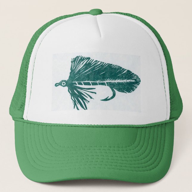 Green Matuka Streamer Hat Truckerkappe (Vorderseite)