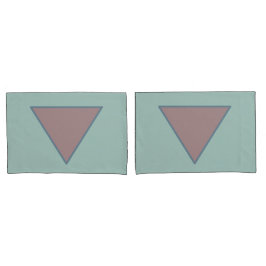 Green Mauve Pastel Pillowcase Set Kissenbezug