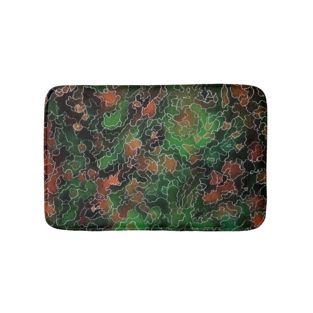 Green Maze Badematte (Vorderseite)