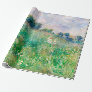 Green Meadow von Renoir Impressionist Painting Geschenkpapier