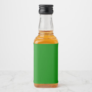 Green Mini Alkoholflaschenetikett