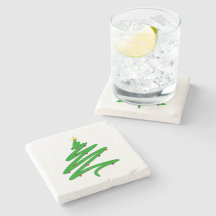 Green Minimalistisch Christmas Tree Doodle