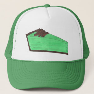 Green Minty Grasshopper Pie Saint Patrick's Day Truckerkappe