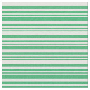 Green & Minze Cream Muster Stoff