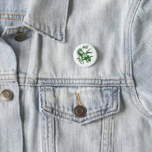 Green Mister Pro Triceratops Geschickte Antike Button