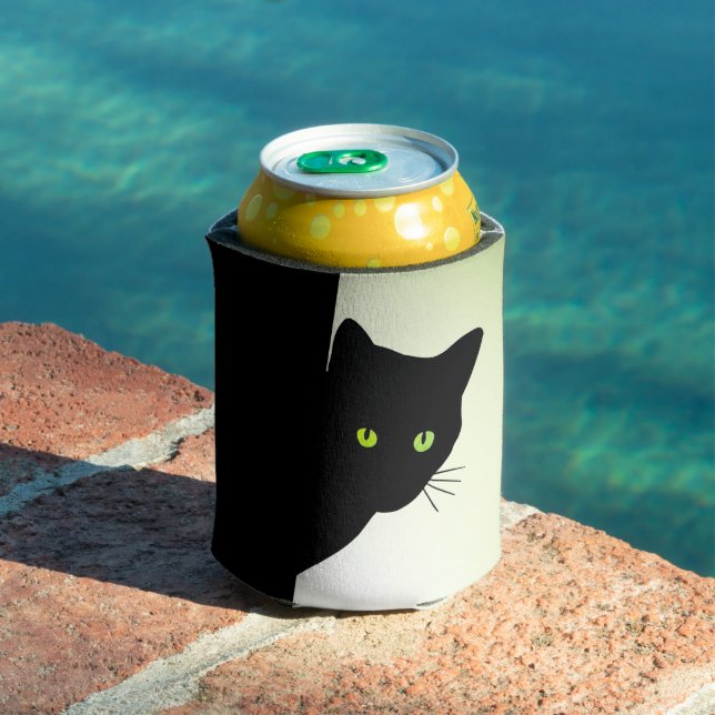 Green Mit Augen Black Cat Dosenkühler (In Situ Pool)