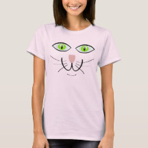 Green Mit Augen Happy Cat Face Zeichnend mit Whisk