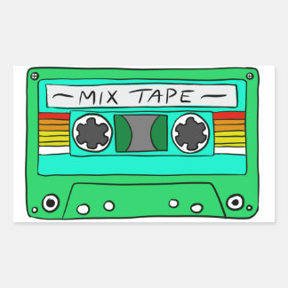 Green Mix Tape Aufkleber