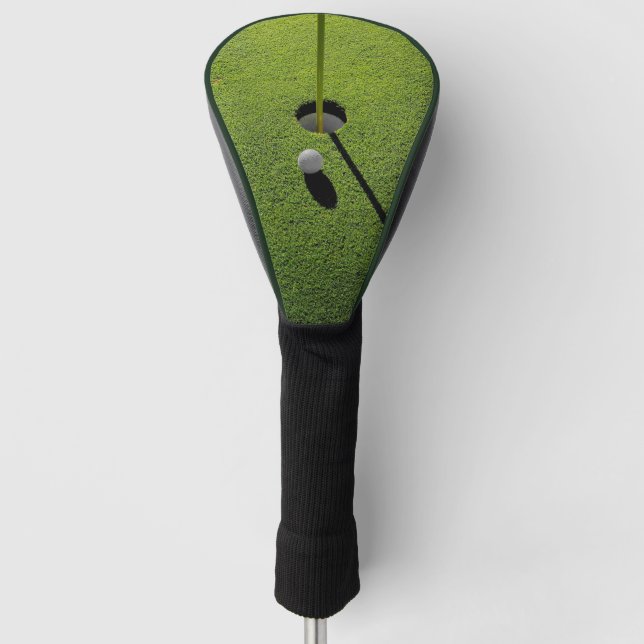 Green Modern Golf Tips Custom Best Driver Golf Headcover (Vorderseite)