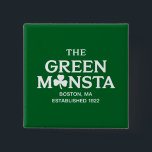 Green Monsta Boston Green Monstah Baseball Geschen Button<br><div class="desc">Green Monsta Boston Green Monstah Baseball Geschenk</div>