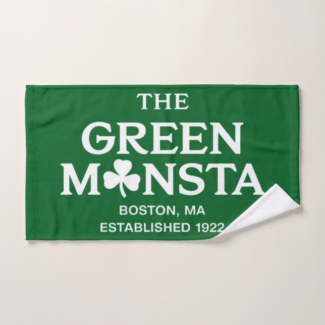 Green Monsta Boston Green Monstah Baseball Geschen Handtuch (Handtuch)