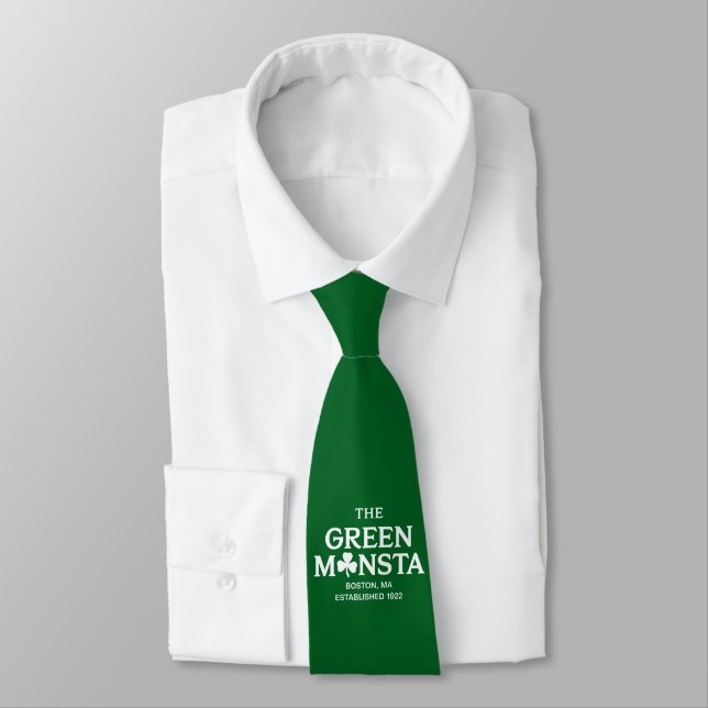 Green Monsta Boston Green Monstah Baseball Geschen Krawatte (Gebunden)