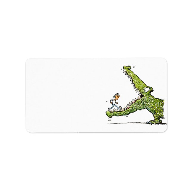 Green Monster Address Label Adressaufkleber (Vorne)