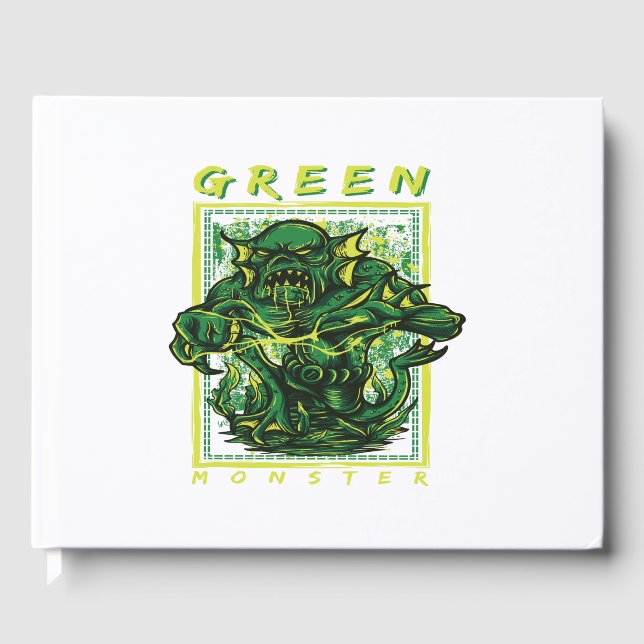 GREEN MONSTER GÄSTEBUCH (Vorderseite)