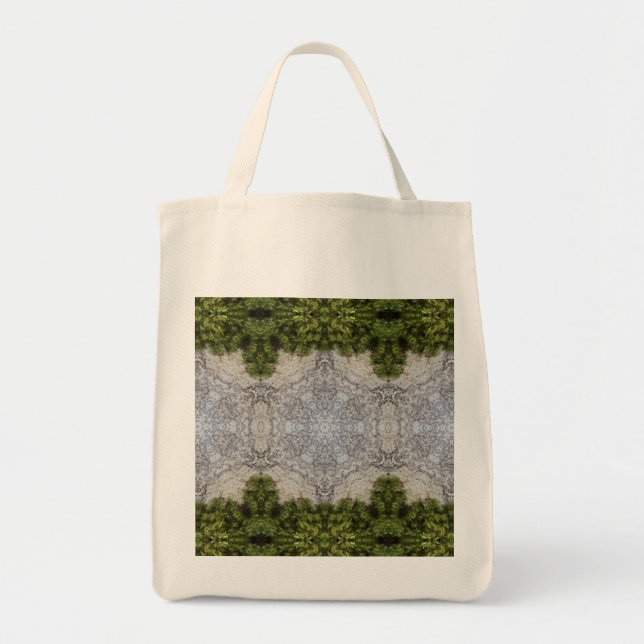 Green Moss & Nature Earth Art Tragetasche (Vorne)