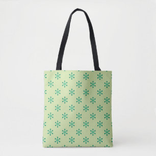 Green Motif Muster Tasche