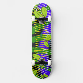 Green Motion – Abstrakte Natur Skateboard