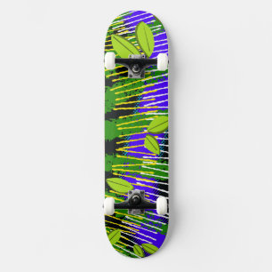 Green Motion – Abstrakte Natur Skateboard