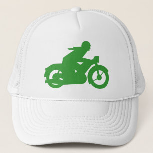 Green Motorbiker-Zeichen Truckerkappe