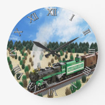 Green Mountain 4-8-2 Zug-Uhr