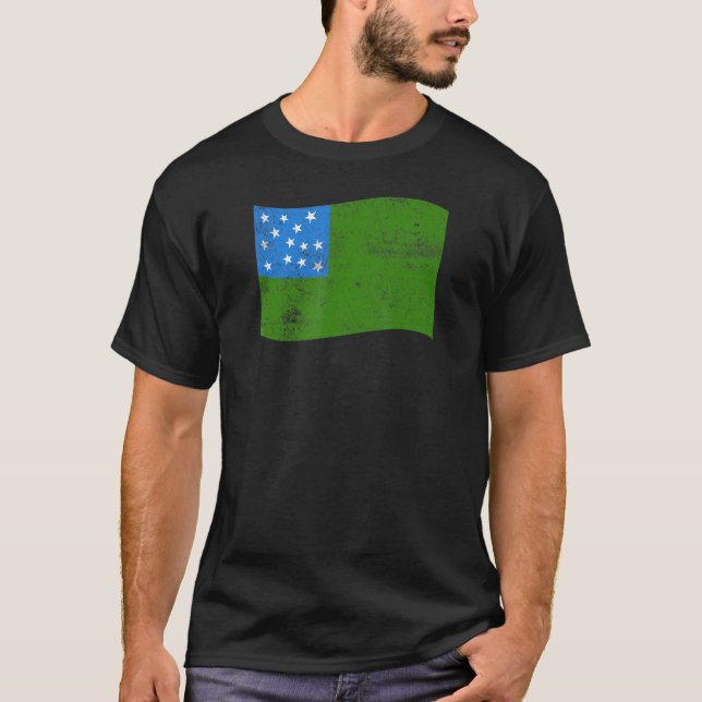 Green Mountain Boys Flag - Vermont American T-Shirt (Vorderseite)