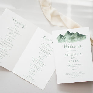 Green Mountain Country Programme de mariage plié