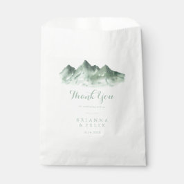 Green Mountain Country Vielen Dank für Ihre Hochze Geschenktütchen