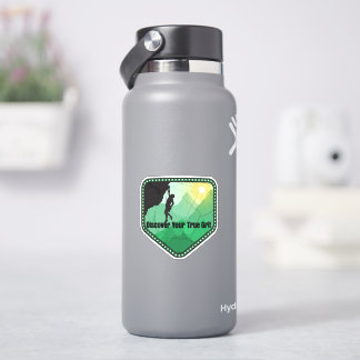 Green Mountain Rock Klettern Outdoor Adventure Aufkleber