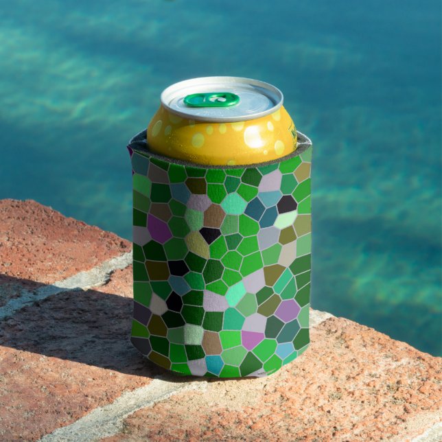 GREEN Multicolored Garden Pattern Dosenkühler (In Situ Pool)