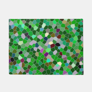 GREEN Multicolored Garden Pattern Fußmatte