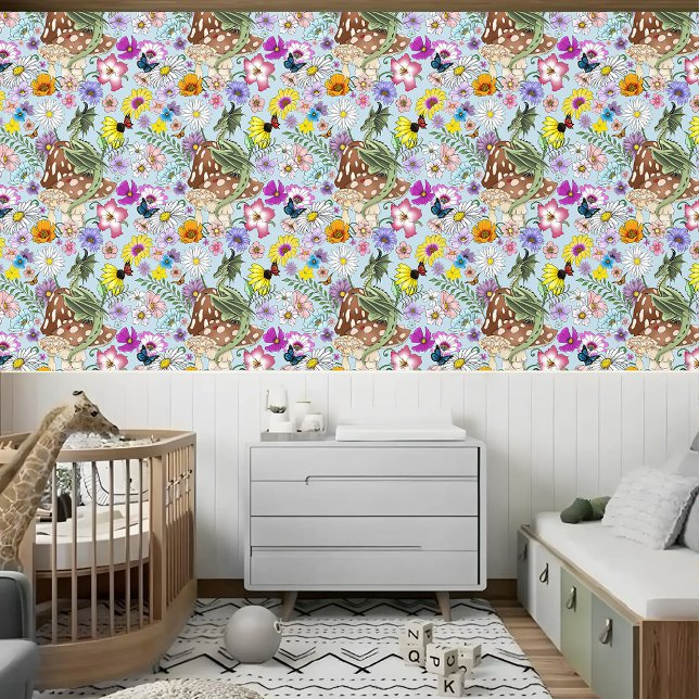 Green Mushroom Dragon Fantasy Blume Tapete (Von Creator hochgeladen)