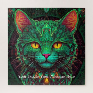Green Neon Mandala Majesty