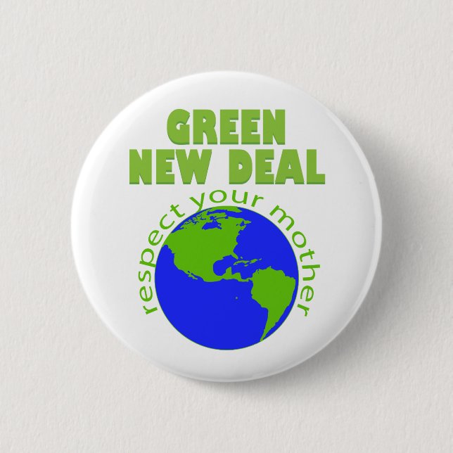 Green New Deal Button (Vorderseite)
