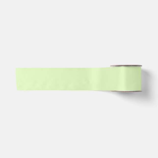 Green no.1, Lime Green, Pastel Green, Ribbon Satinband (Vorderseite)